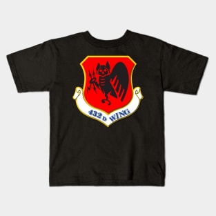 432d Wing wo Txt Kids T-Shirt